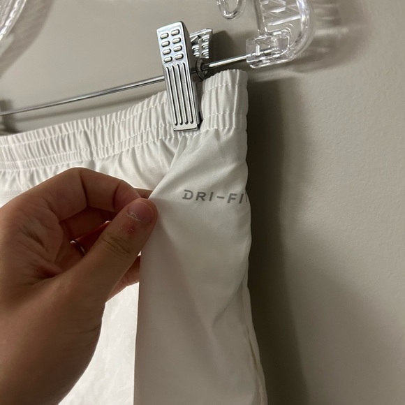 Nike White Dri Fit Shorts - Picture 3 of 5